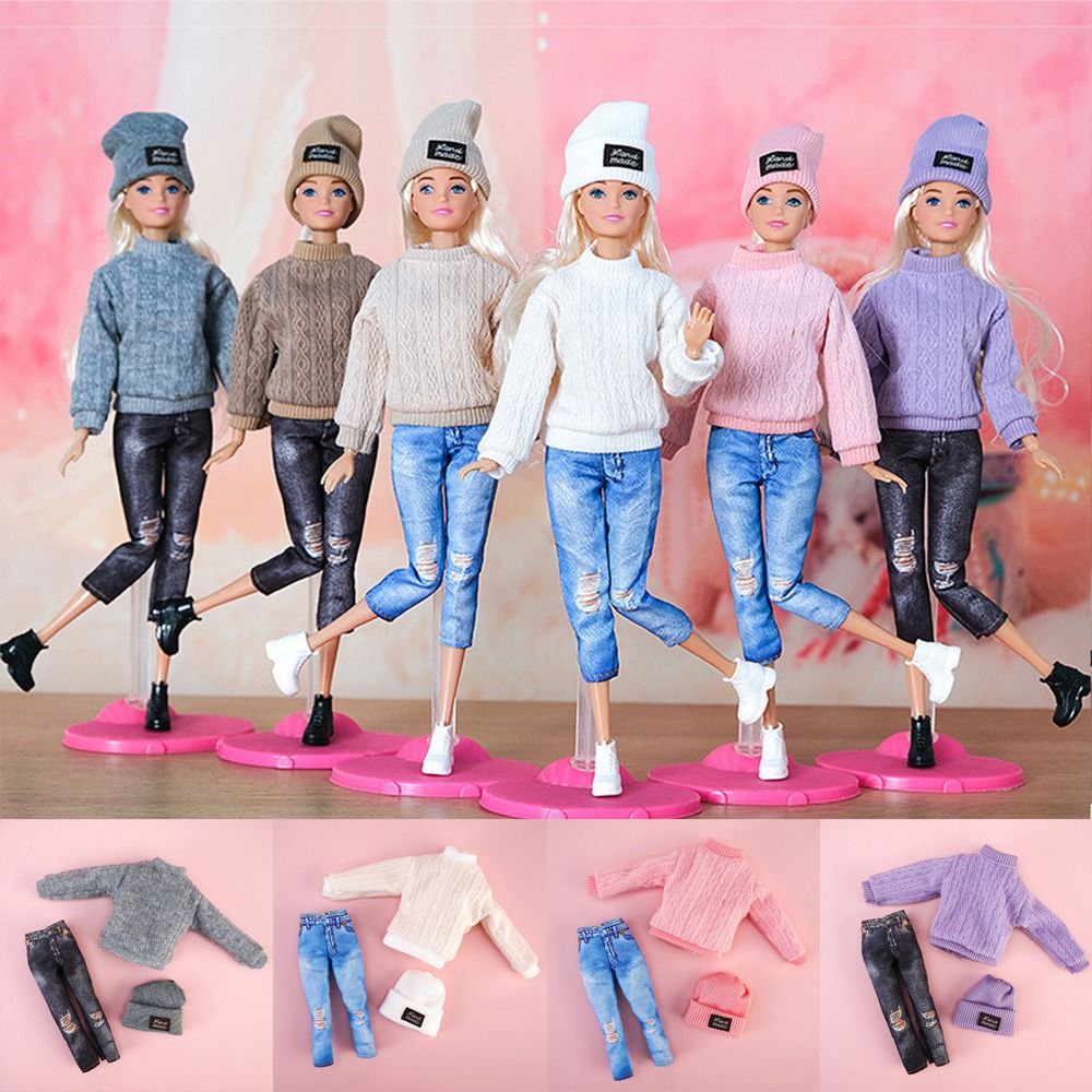Winter Wear Clothes - 1 Set 1/6 Doll Casual Clothes