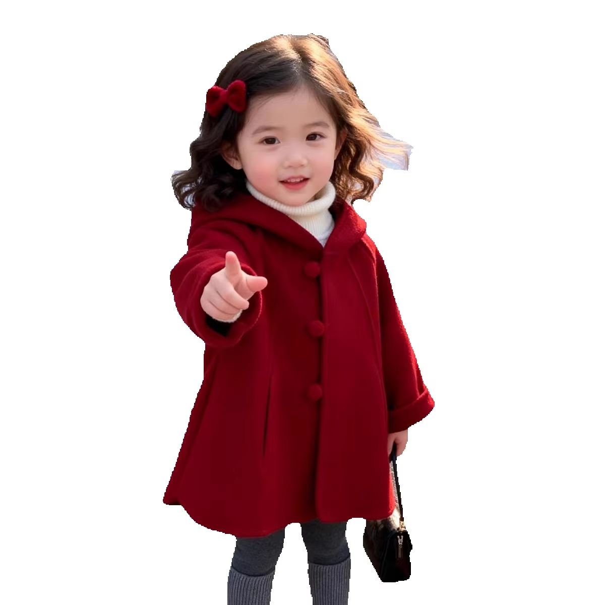 Girls Wool Coat Autumn Winter  - огляд і ціна Winter Clothing For Toddlers