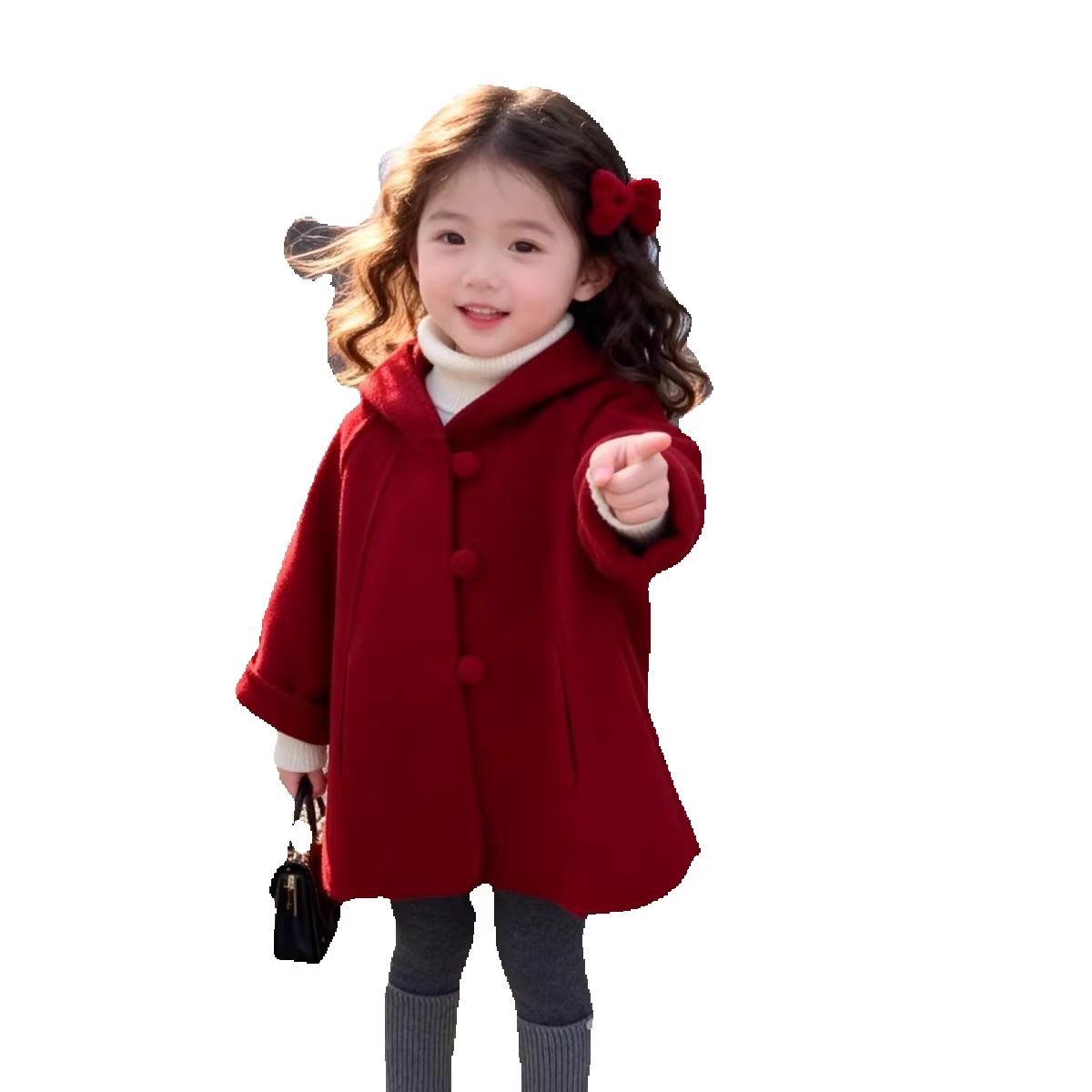 Girls Wool Coat Autumn Winter  - огляд і ціна Winter Clothing For Toddlers