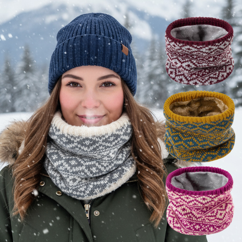 1-6PCS Winter Knit Neck Gaiter - огляд і ціна Neck Gaiter Fleece