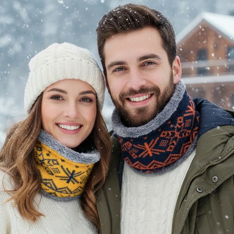 1-6PCS Winter Knit Neck Gaiter - огляд і ціна Neck Gaiter Fleece