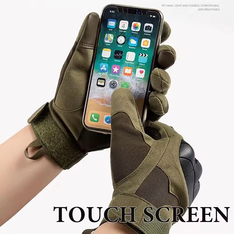 Hunting Gloves Men's Palm Anti - огляд і ціна Knit Glove Touch Screen