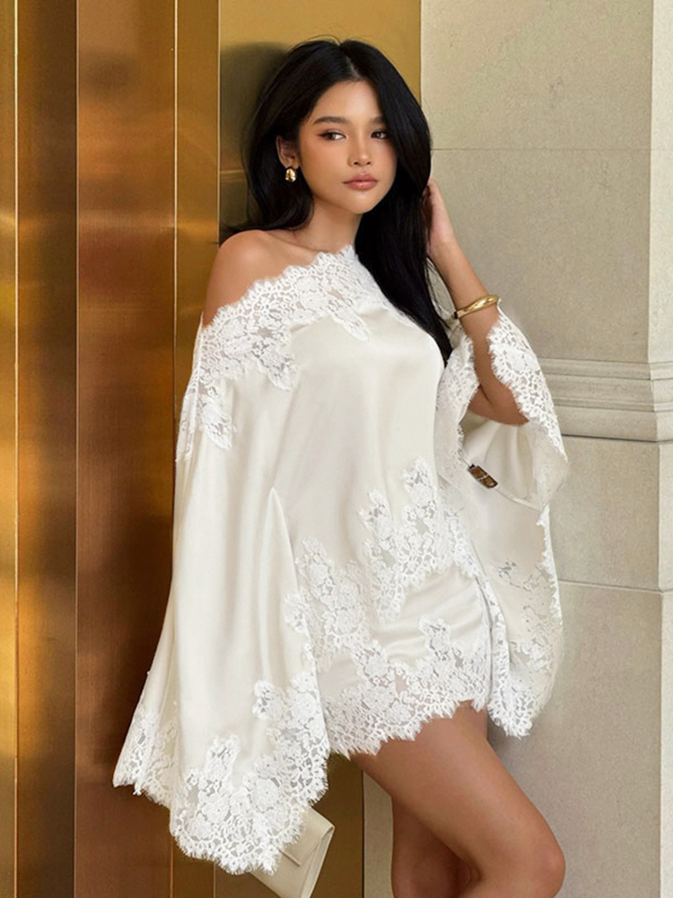 Elegant Lace Patchwork Women's - огляд і ціна Winter Wear Clothes