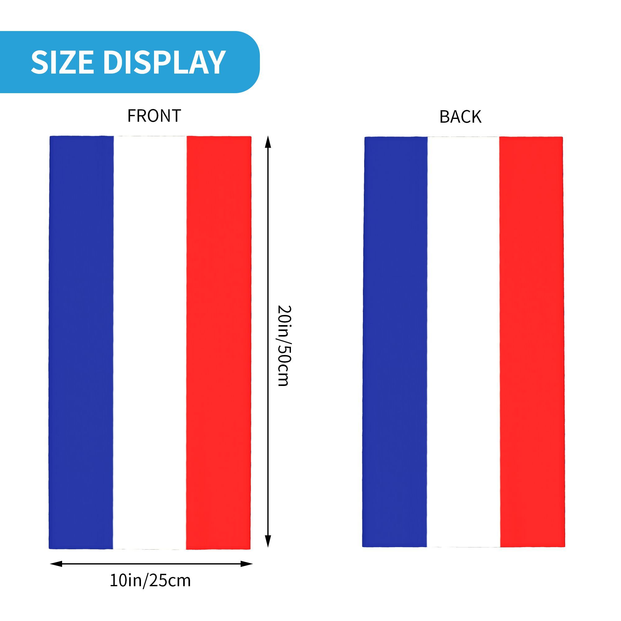 Custom French Flag France Band - огляд і ціна Neck Gaiter Fleece