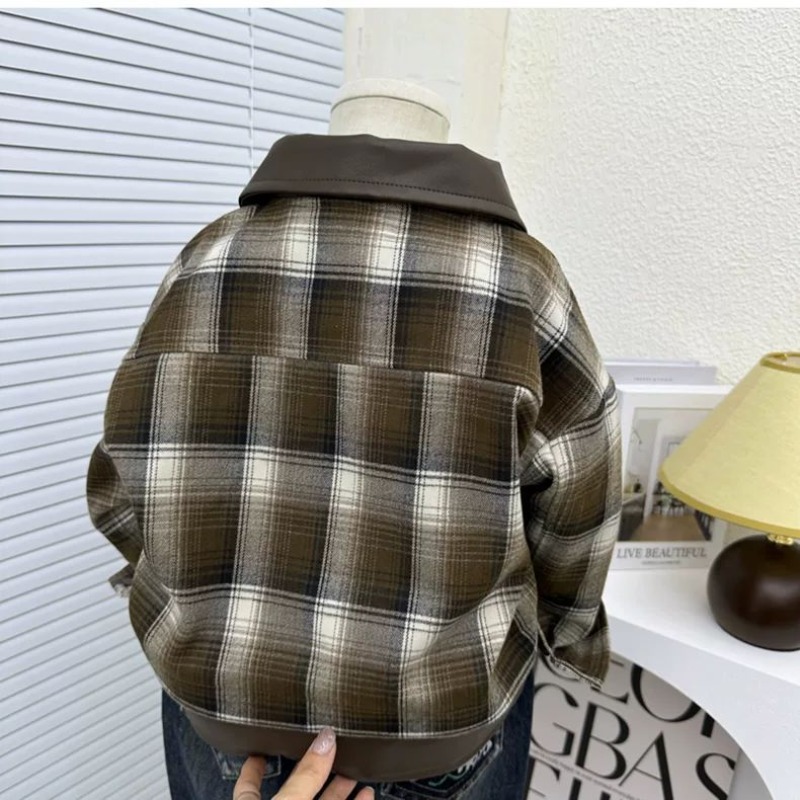Children's Plaid Jacket Boys S - огляд і ціна Winter Clothing For Toddlers
