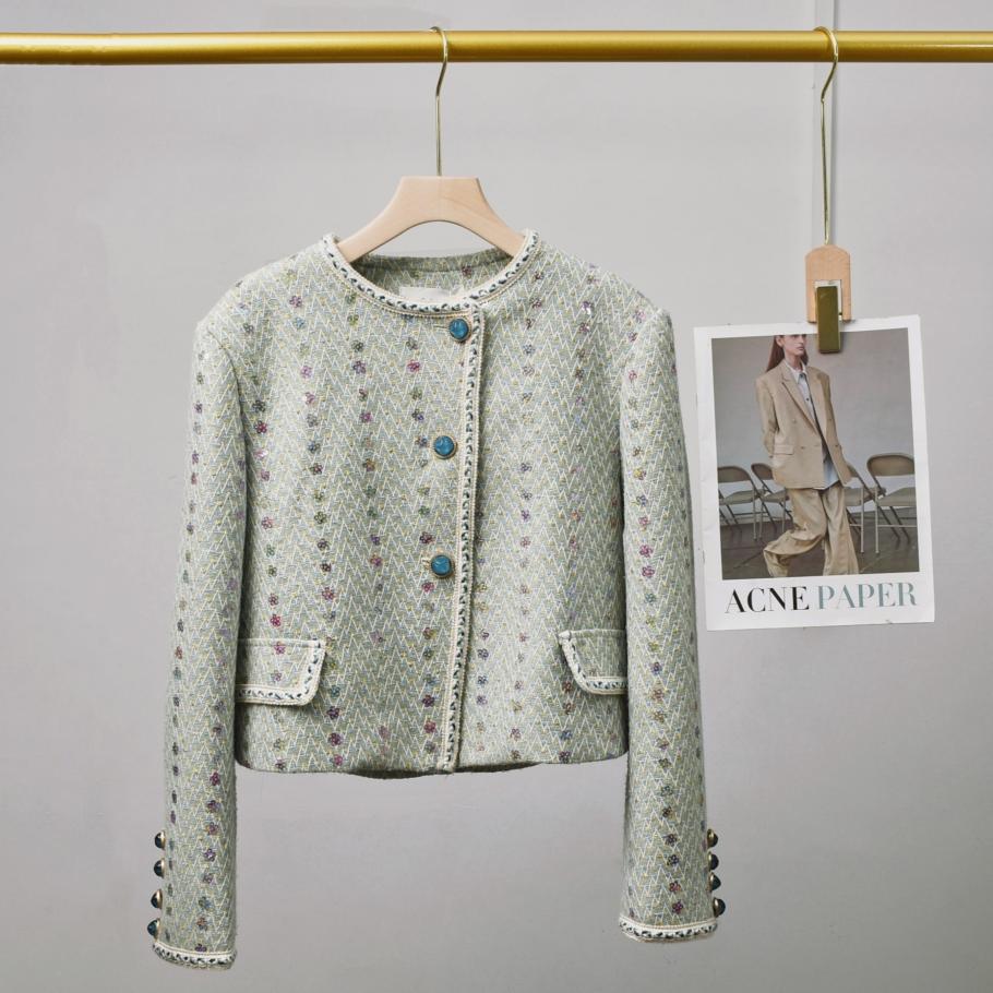 Women Elegant Tweed Luxury Sui - огляд і ціна Winter Clothing Vintage