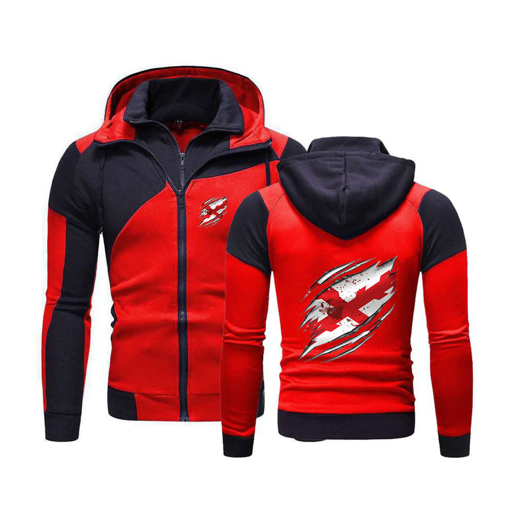 Men's Coat Burgundy Cross Span - огляд і ціна Winter Clothing In Spanish
