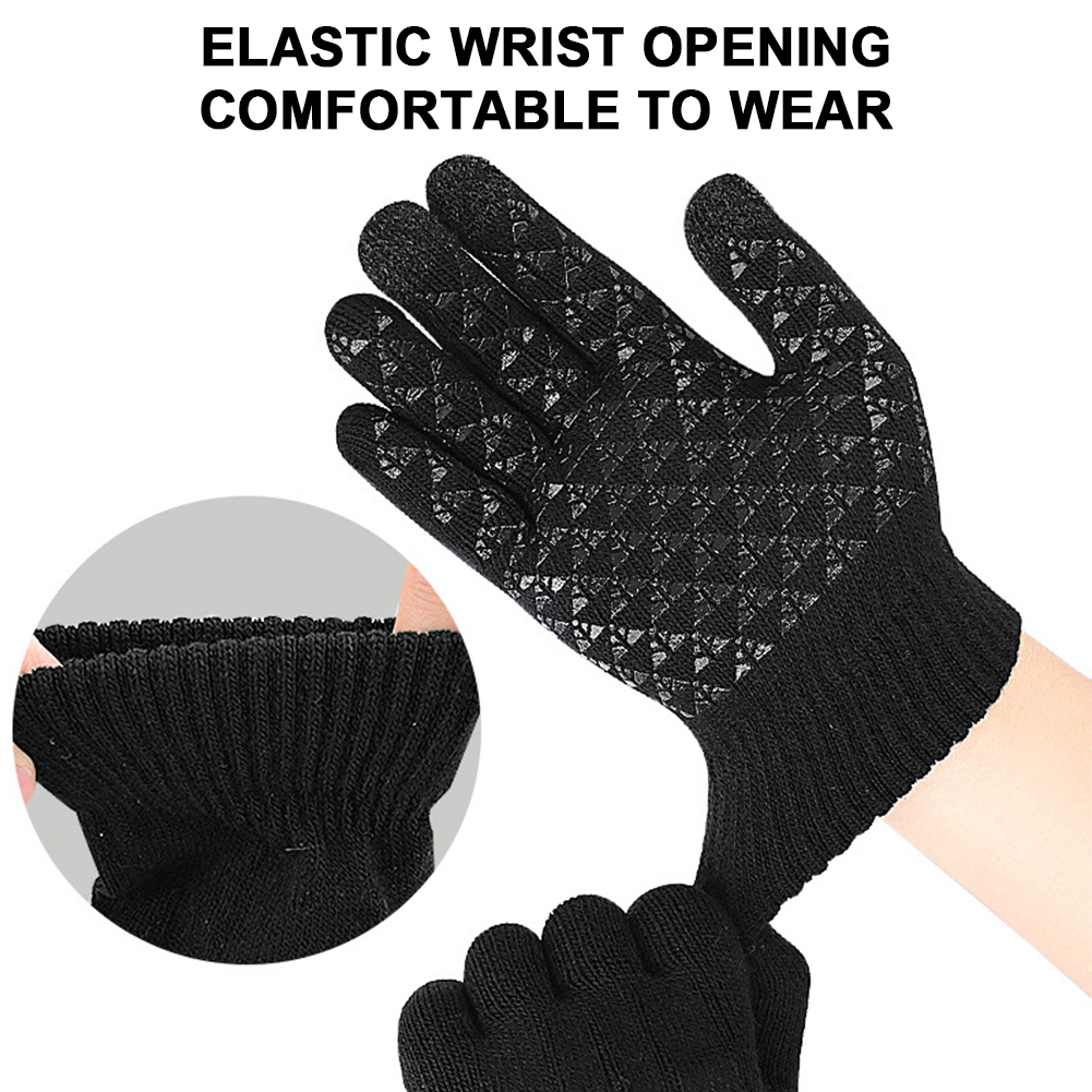 5-1Pairs USB Heated Knitted Gl - огляд і ціна Knit Glove Touch Screen
