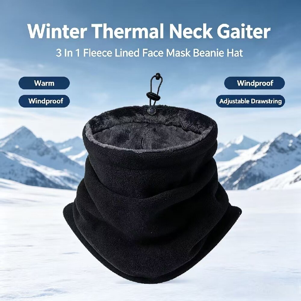 Winter MotorcycleWarm Mask Men - огляд і ціна Neck Gaiter Fleece