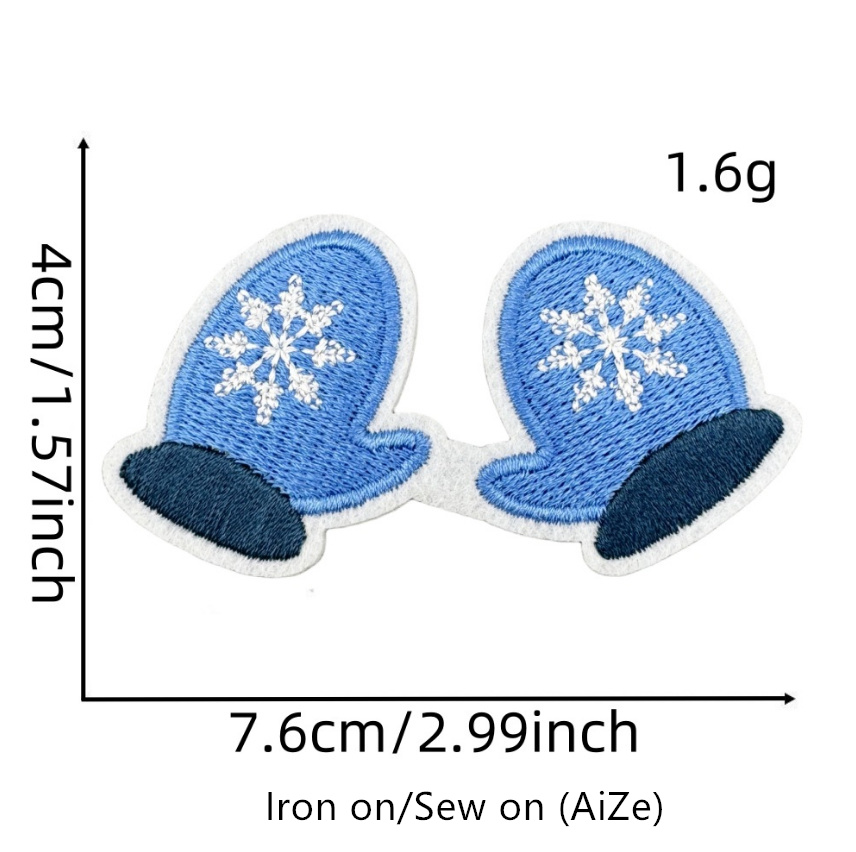 10 Pcs Hello Winter Series Emb - огляд і ціна Winter Clothing Pictures